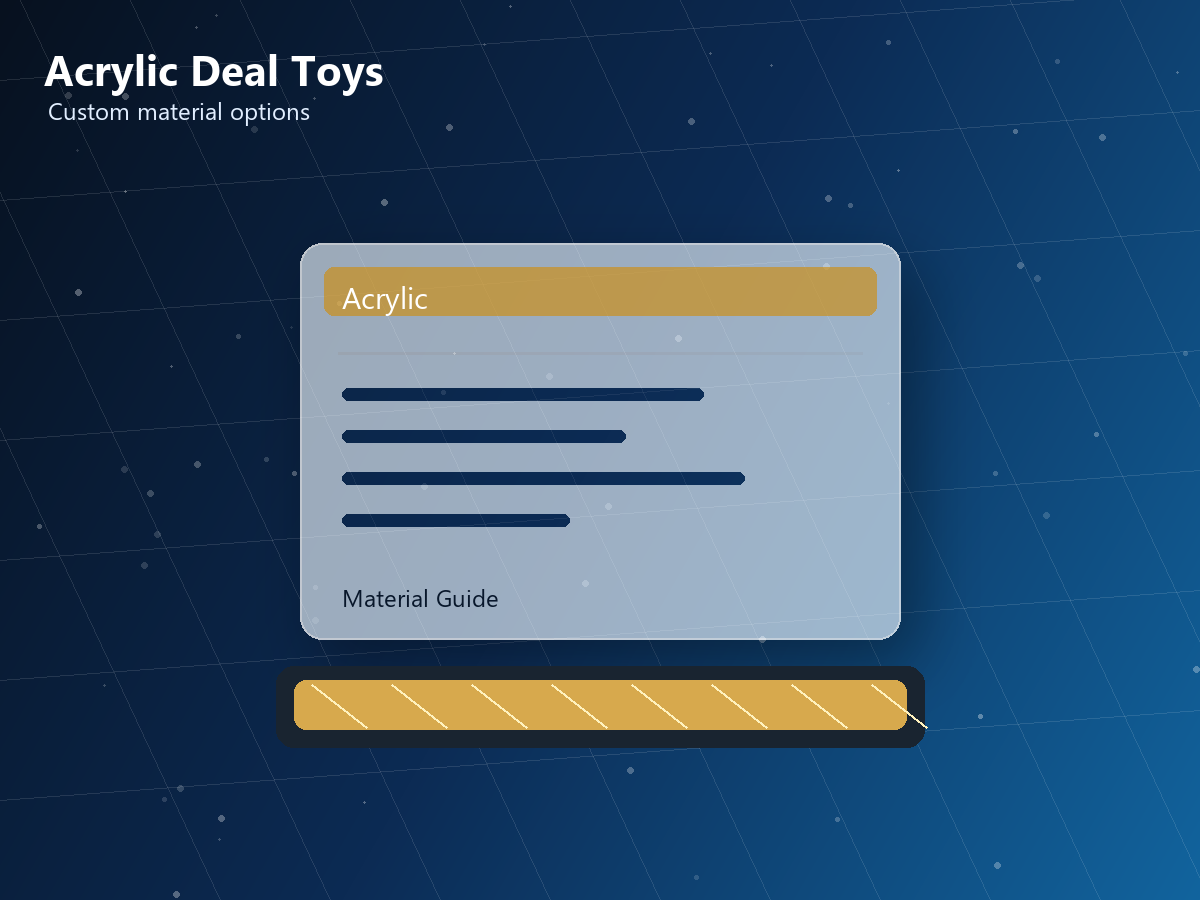 Acrylic Deal Toys
