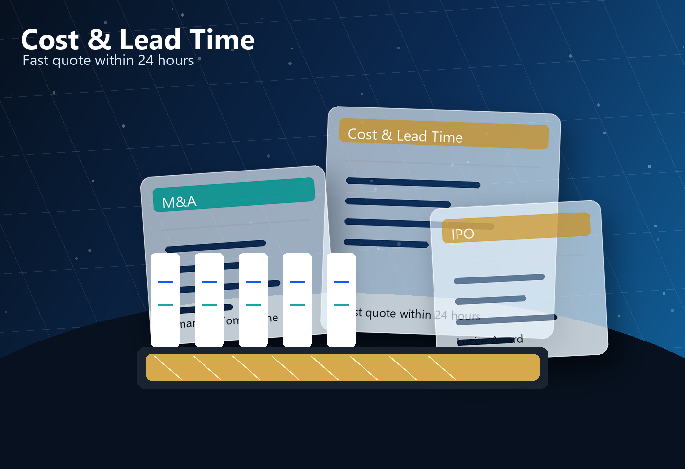 Deal toy pricing and lead time guide visual