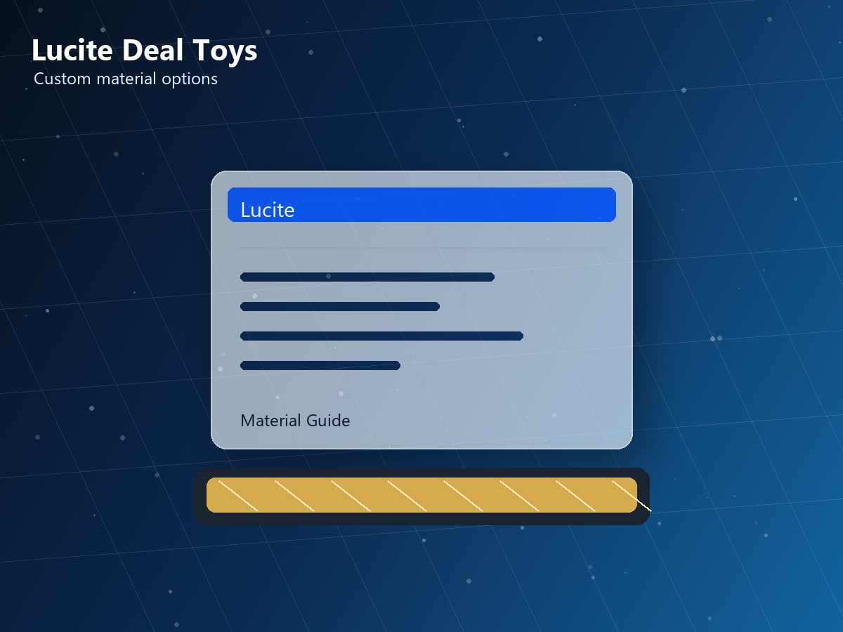 Lucite Deal Toys